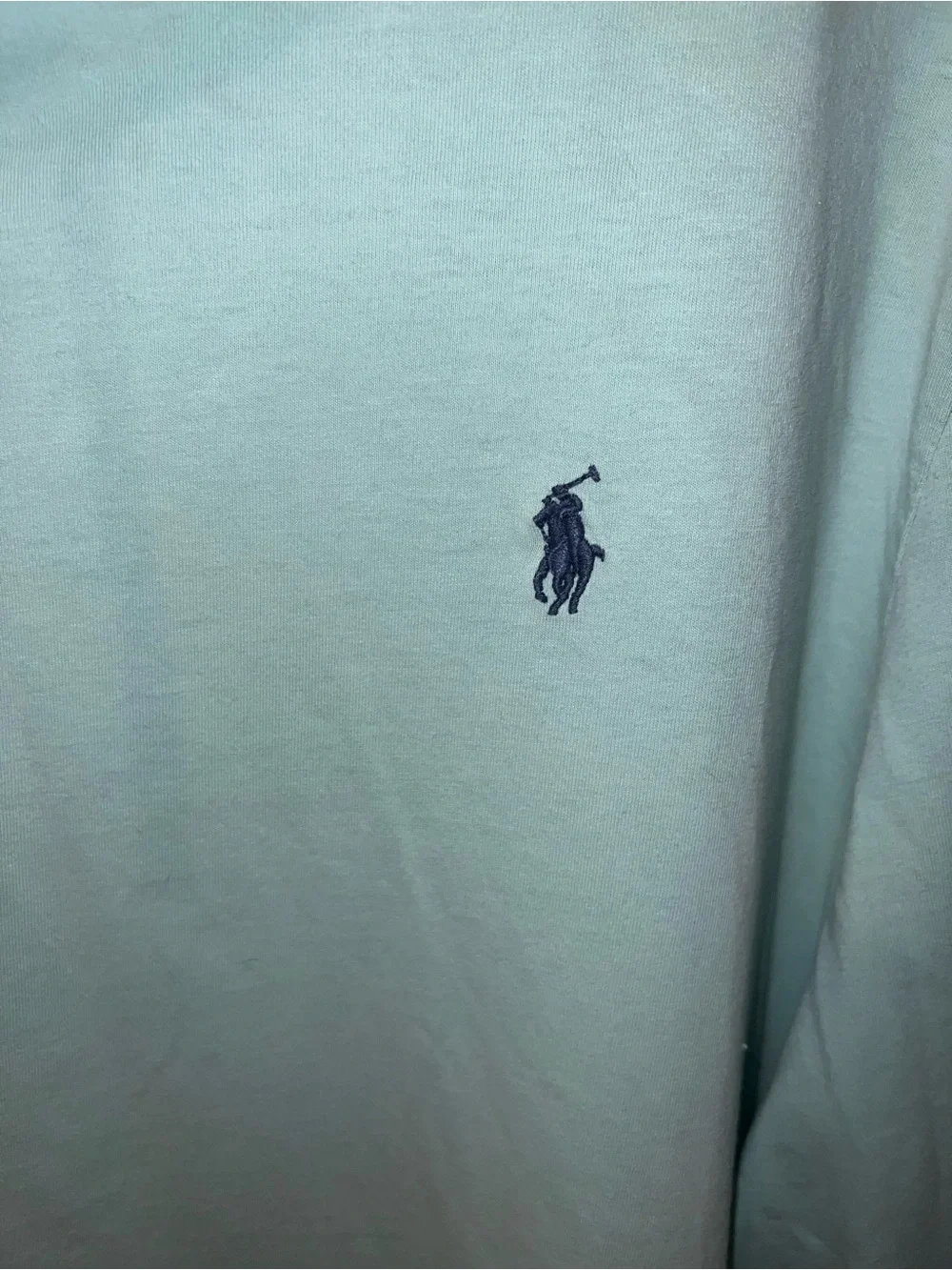 Polo Ralph Lauren Men’s XL Seafoam Green Lightweight Hooded Shirt Pony Logo